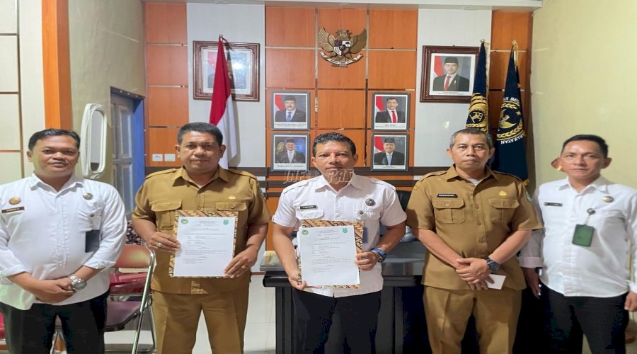 Bapas Amuntai dan Kelurahan Sungai Malang Teken PKS Bidang Perikanan