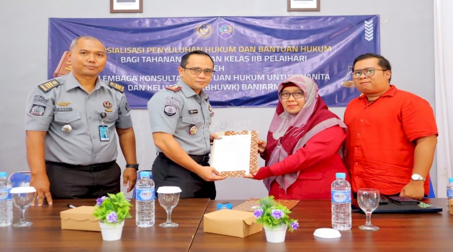 Rutan Pelaihari dan LKBHUWK Banjarmasin Perpanjang PKS dan Sosialisasikan Bantuan Hukum