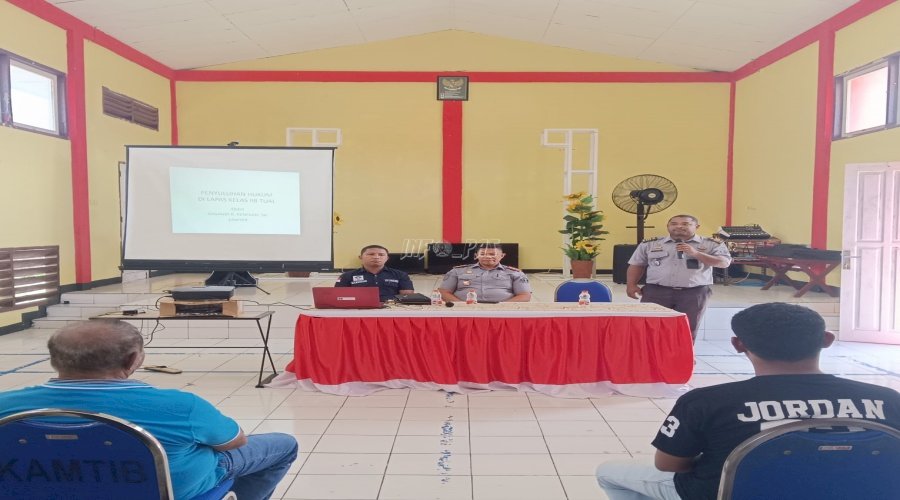 Lapas Tual dan Kantor Hukum Gasandi R. Renfaan, SH & Partners Berikan Penyuluhan Hukum bagi Tahanan