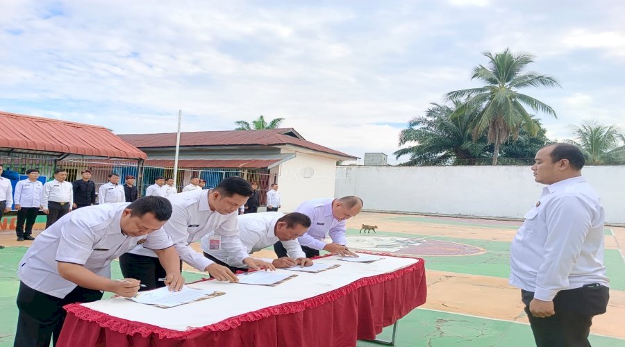 Lapas Labuhan Bilik Deklarasikan Lapas Bersih dari Narkoba