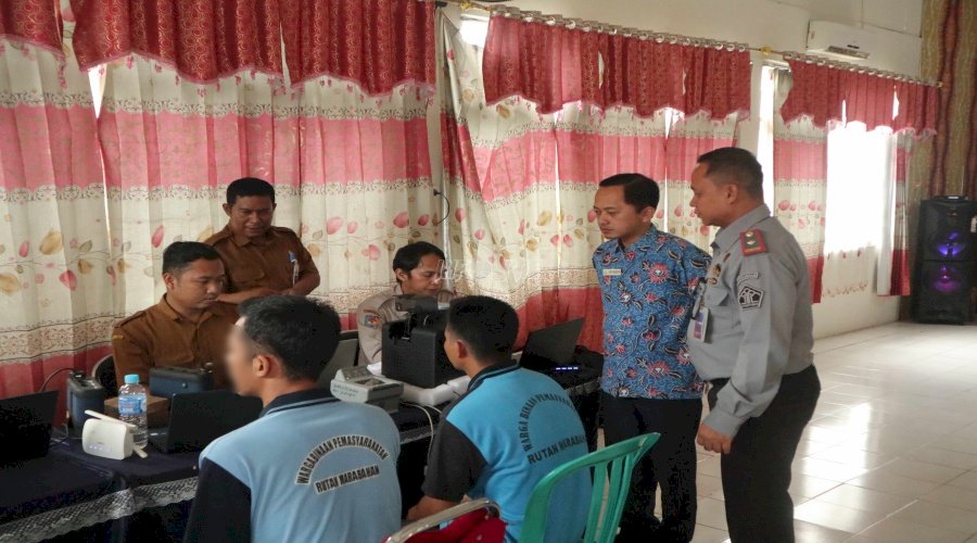 Layani Adminduk Warga Binaan, Rutan Marabahan Bersinergi dengan Ombudsman dan Disdukcapil