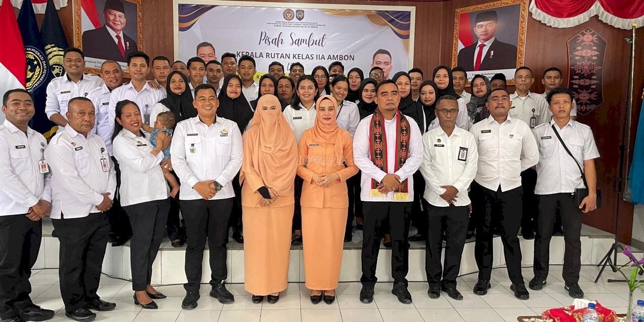 Momen Haru Warnai Pisah Sambut Karutan Ambon