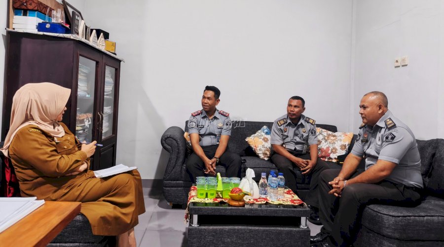 Kalapas Bandanaira Silaturahmi Perdana ke Kantor Kecamatan Banda