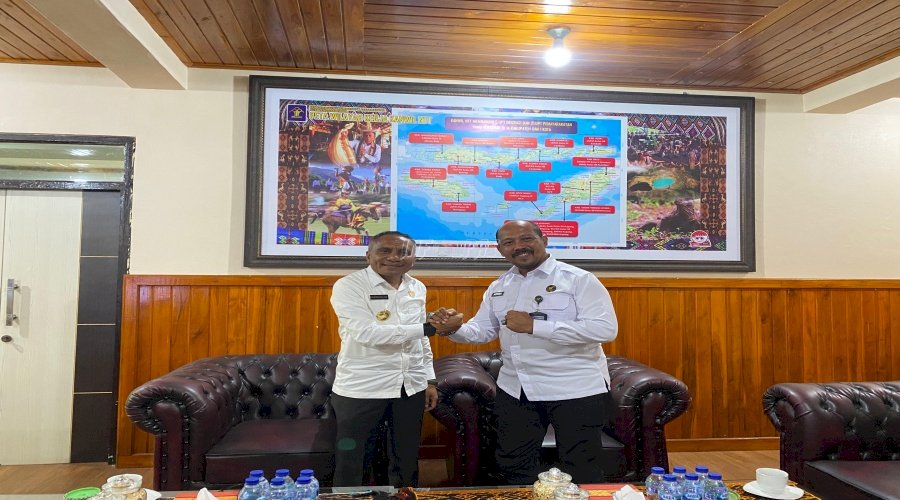 Pererat Sinergi, Kakanwil Ditjenpas NTT Silaturahmi dengan Kakanwil Kemenkum NTT