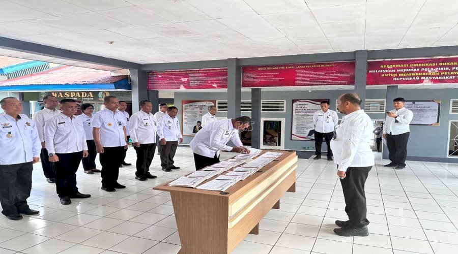 Kakanwil Ditjenpas NTT Pimpin Deklarasi Zero Narkoba dan Handphone