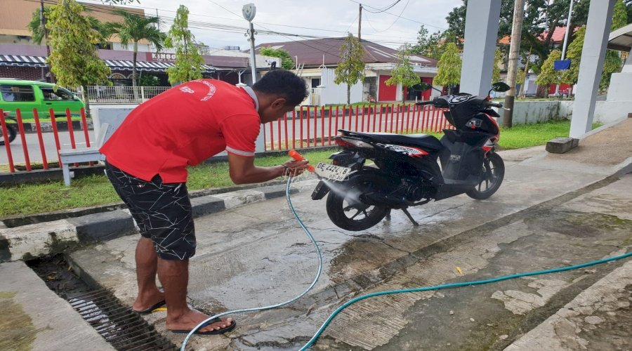 SAE Jasa Cuci Motor dan Mobil Lapas Tual Makin Dikenal Masyarakat