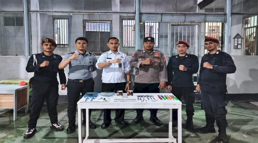 Gandeng Polsek, Lapas Wahai Gelar Razia Malam Jelang Iduladha