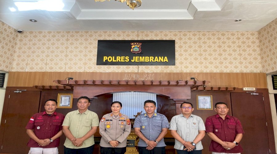 Perkuat Keamanan, Plt. Karutan Negara Koordinasi dengan Polres Jembrana