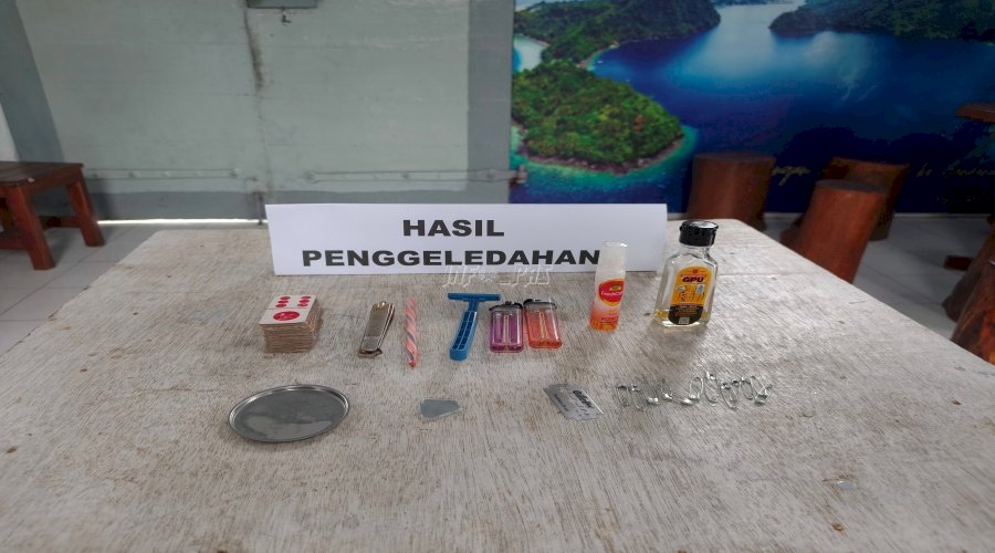 Jelang Iduladha, Lapas Bandanaira Geledah Blok Hunian Warga Binaan