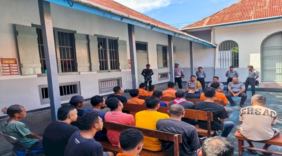 Lapas Bandanaira Kedatangan Kapolsek Banda, Berikan Motivasi ke Warga Binaan