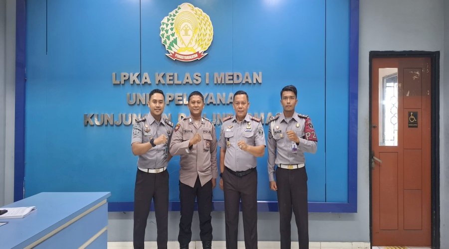 LPKA Medan dan Polsek Helvetia Bersinergi Ciptakan Lingkungan Kondusif