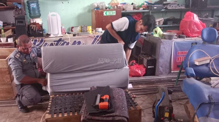 Kegiatan Pertanian dan Pelatihan Pembuatan Mebel Jadi Pembinaan Produktif di Rutan Ambon