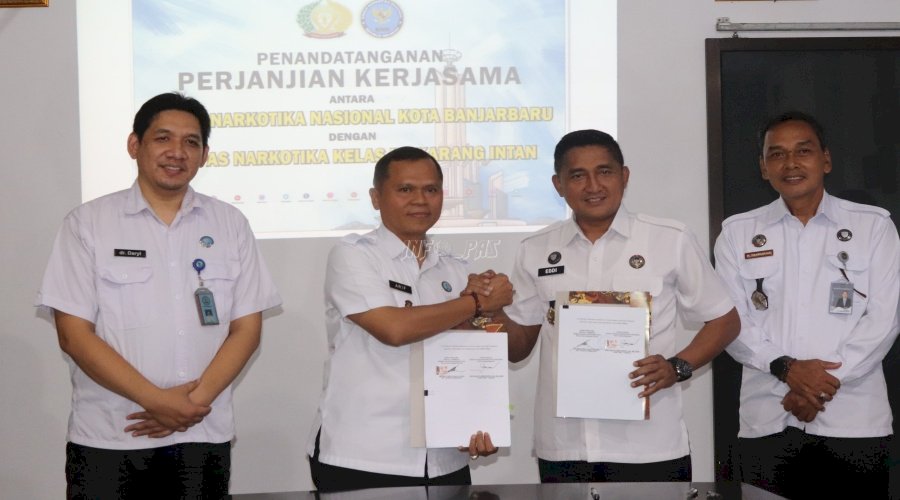 Lapas Narkotika Karang Intan dan BNNK Banjarbaru Sinergikan Pemberantasan Narkoba melalui PKS