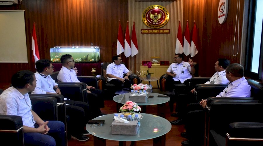 Audiensi dengan BINDA, Kanwil Ditjenpas Sulsel Koordinasikan Stabilitas Keamanan di Lingkungan Pemasyarakatan.