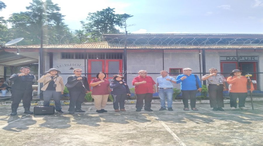 Lapas Saparua Sambut Tim BPK Wilayah XX Maluku, Kajian Awal Cagar Budaya Bangunan