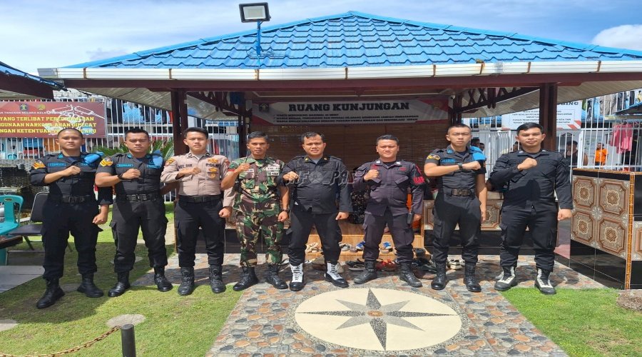 Sinergi Rutan Tarutung, Kodim 0201/TU, dan Polres Tapanuli Utara Ciptakan Situasi Aman dan Kondusif