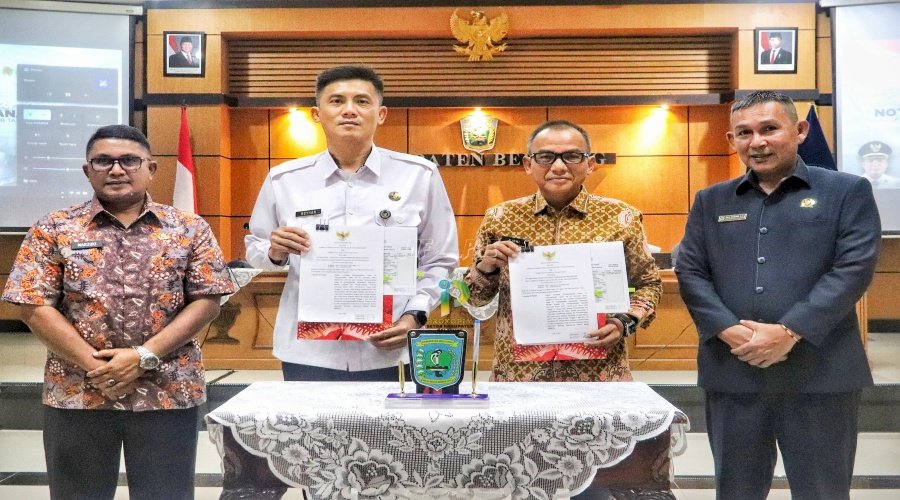 Lapas Tanjungpandan Perkuat Sinergi melalui PKS dengan Bupati Belitung, APH, dan Mitra Kerja