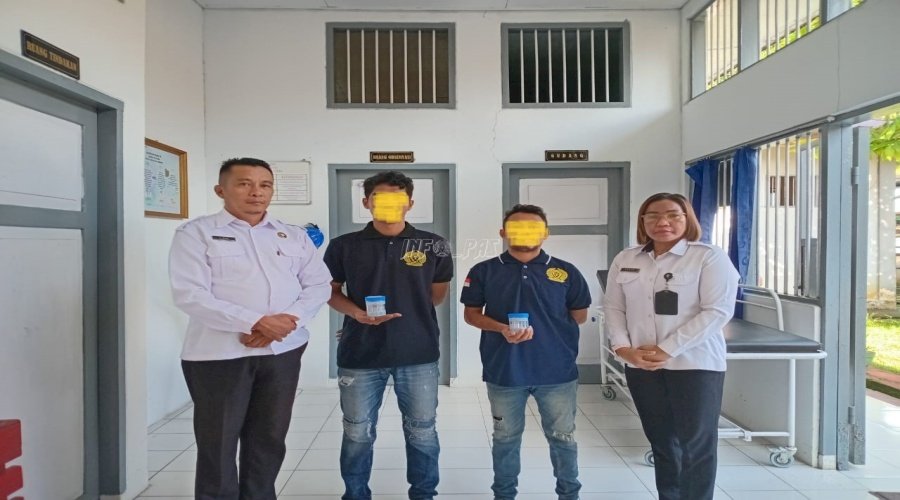Deteksi Dini Peredaran Narkoba, Lapas Ambon Tes Urine Berkala kepada Warga Binaan
