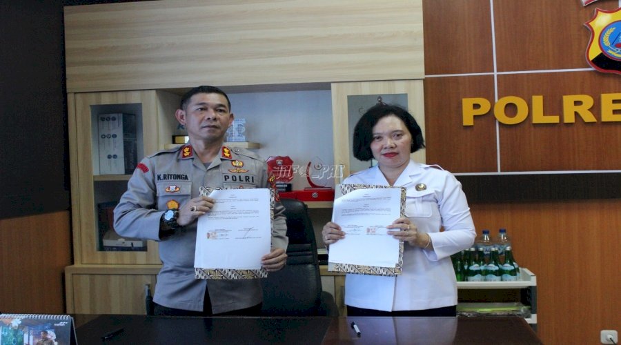 Lapas Perempuan Palu dan Polres Sigi Sepakati PKS Penanggulangan Gangguan Kamtib