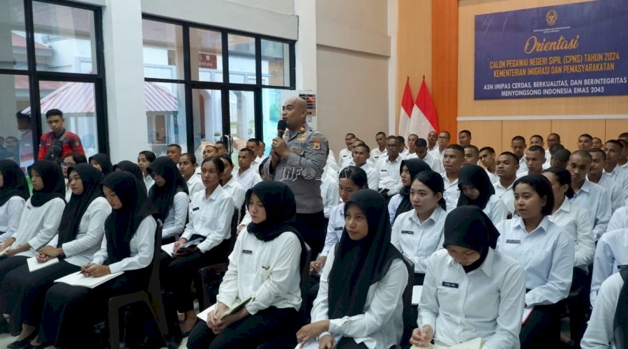 CASN Kanwil Ditjenpas Maluku Dibekali Pelatihan Alat Pengamanan dan Manajemen Konflik