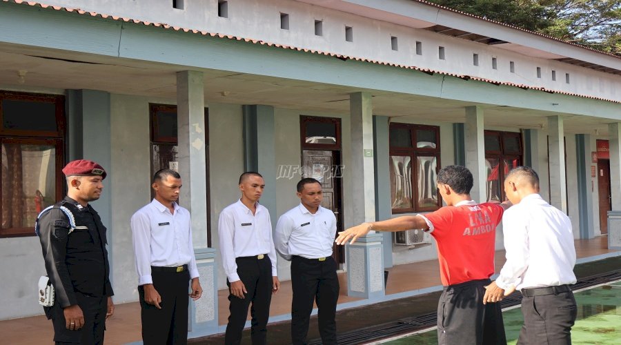 CASN Kanwil Ditjenpas Maluku Praktik Penggeledahan di LPKA Ambon
