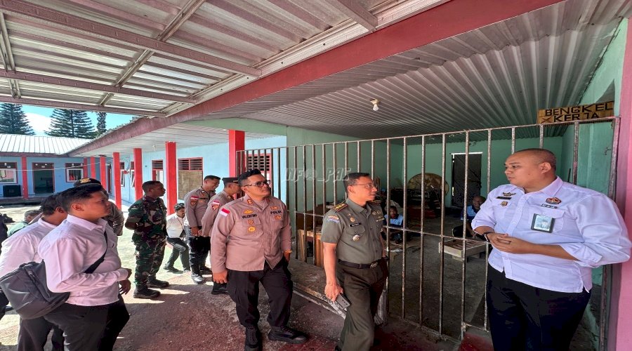 Perkuat Keamanan, Rutan Bajawa Bersinergi dengan TNI-Polri