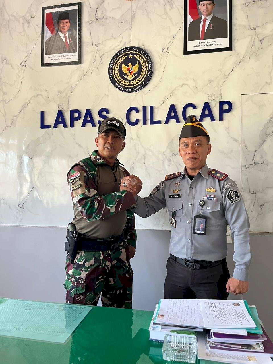Lapas Cilacap - Koppasus Bangun Sinergi Kelembagaan, Penegakan Hukum, dan Keamanan