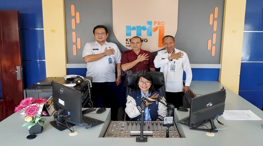 Live di RRI Kupang, Kalapas Kupang Bahas Strategi Cegah Peredaran Narkoba di Lapas