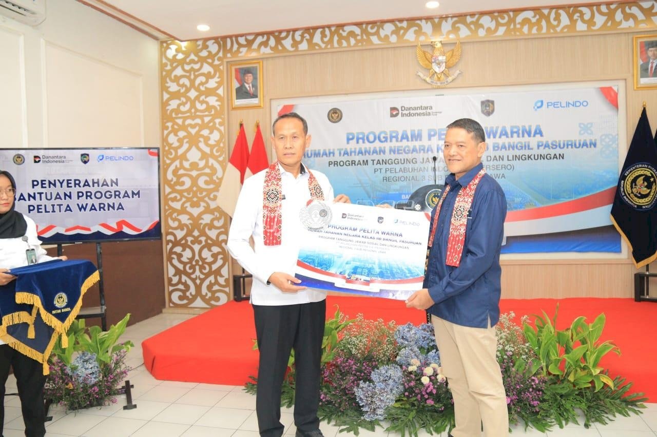 Kolaborasi Rutan Bangil–Pelindo, Warga Binaan Ikuti Pelatihan Produktif