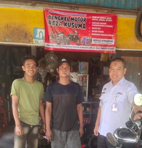 Bapas Amuntai Terus Dampingi Klien, Kini Miliki Bengkel Motor dan Sparepart