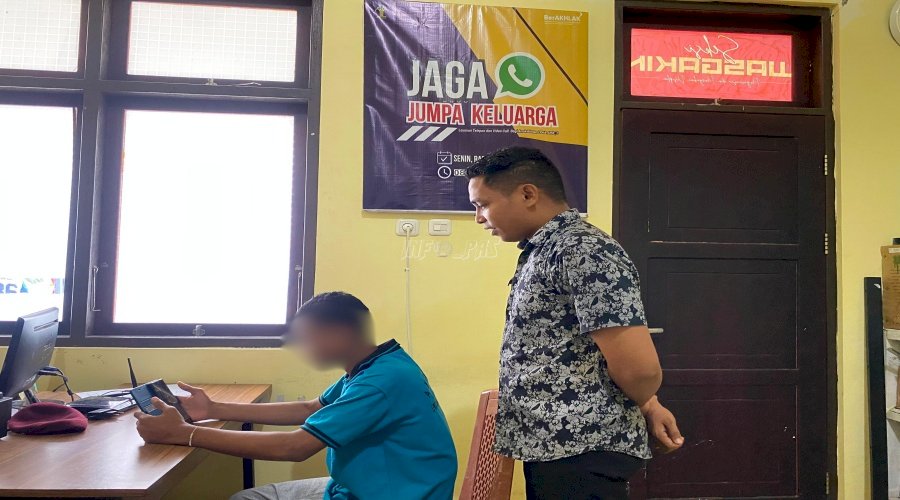 LPKA Ambon Hadirkan Layanan JAGA, Video Call Gratis Hangatkan Hati Anak Binaan