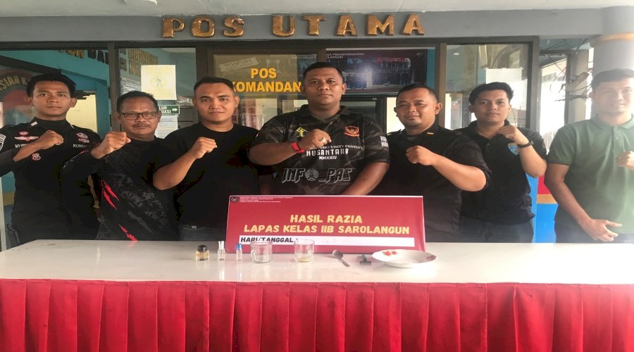 Cegah Gangguan Kamtib, Lapas Sarolangun Geledah Blok Hunian