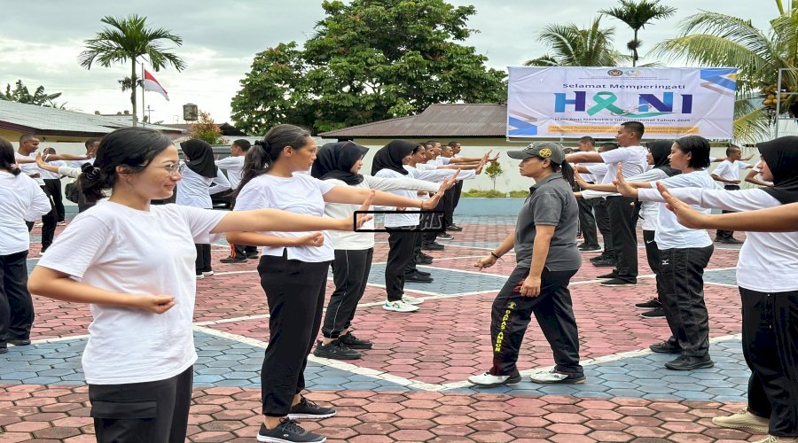 Perkuat Fisik dan Mental CASN, Kabapas Ambon Bekali Seni Beladiri Praktis