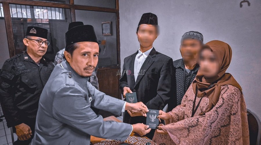 Prosesi Akad Nikah Warga Binaan Rutan Kebumen Berlangsung Khidmat