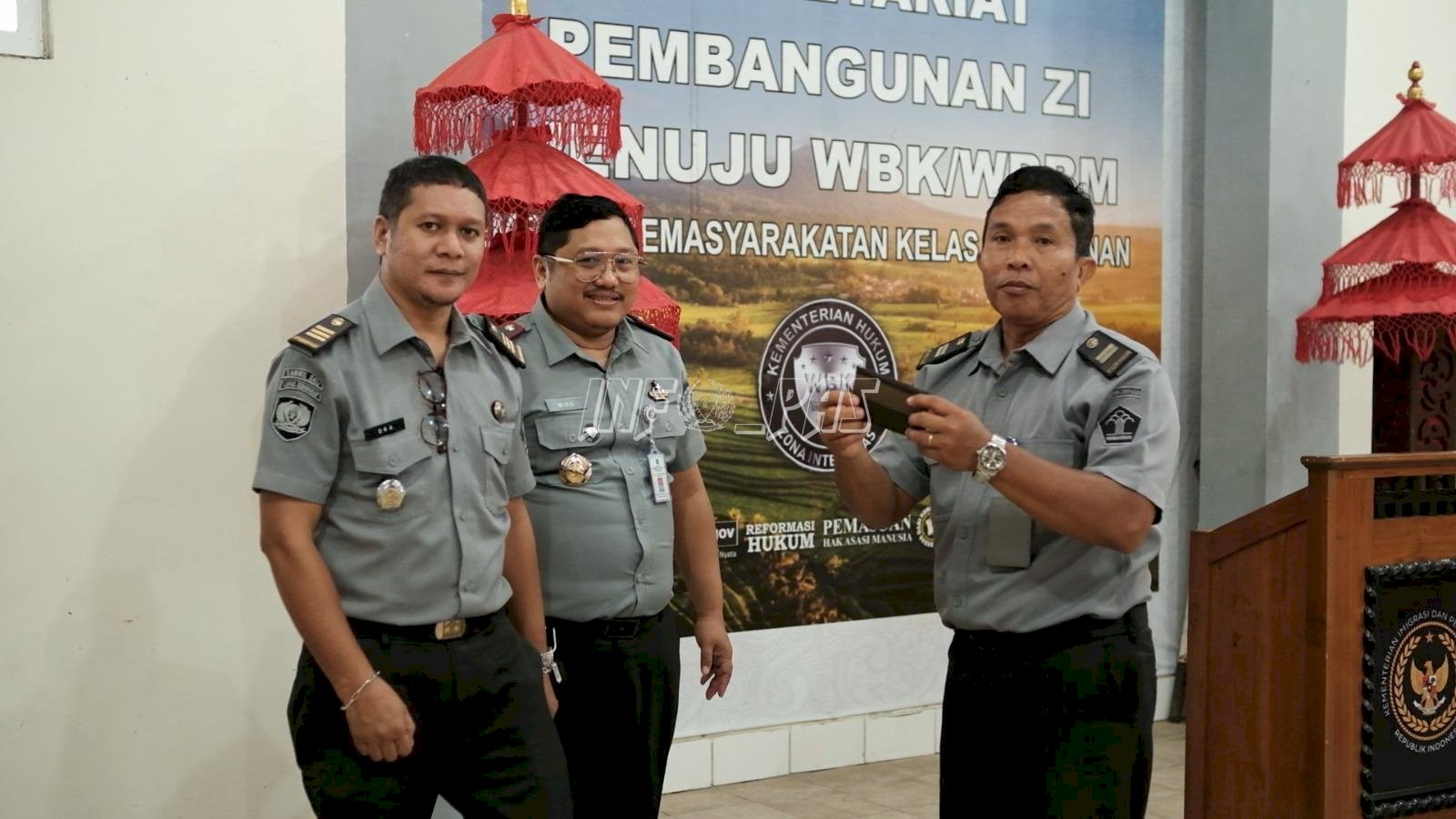 Lapas Tabanan Sambut 11 CASN dan Lepas 1 Purnabakti