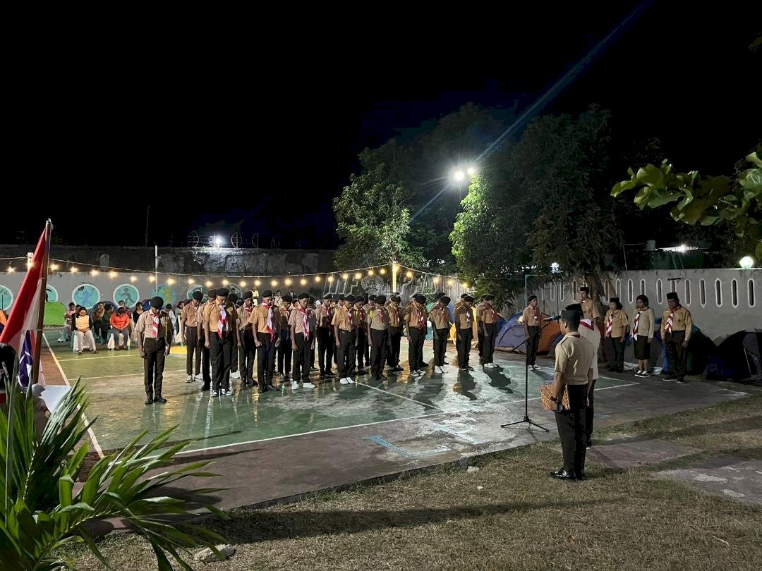 Kanwil Ditjenpas NTT Hadiri Pengukuhan Pramuka Anak Binaan LPKA Kupang