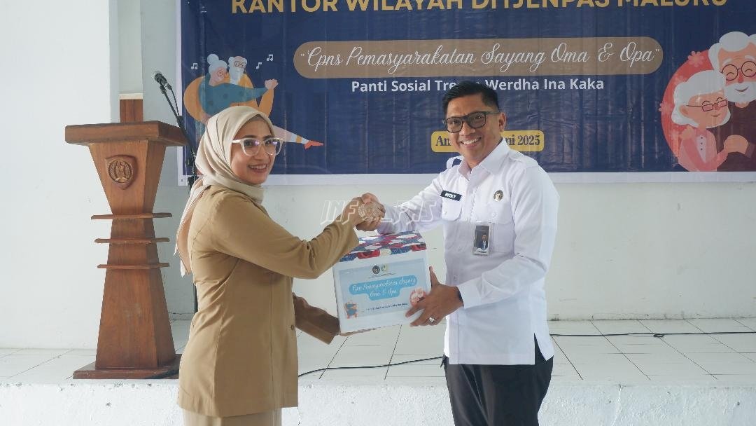 Akhiri Masa Orientasi, CASN Kanwil Ditjenpas Maluku Gelar Bakti Sosial di PSTW Ina Kaka Ambon