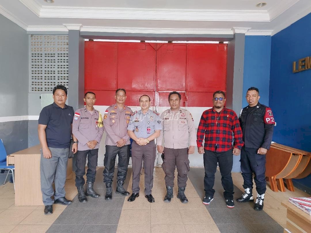 Sinergi Jaga Stabilitas, Lapas Kupang Gandeng Polsek Kota Lama Perkuat Pengamanan