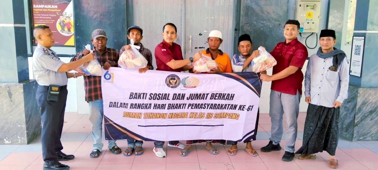 Tahun Baru Islam, Rutan Sampang Berbagi Kasih Lewat Bantuan Sosial