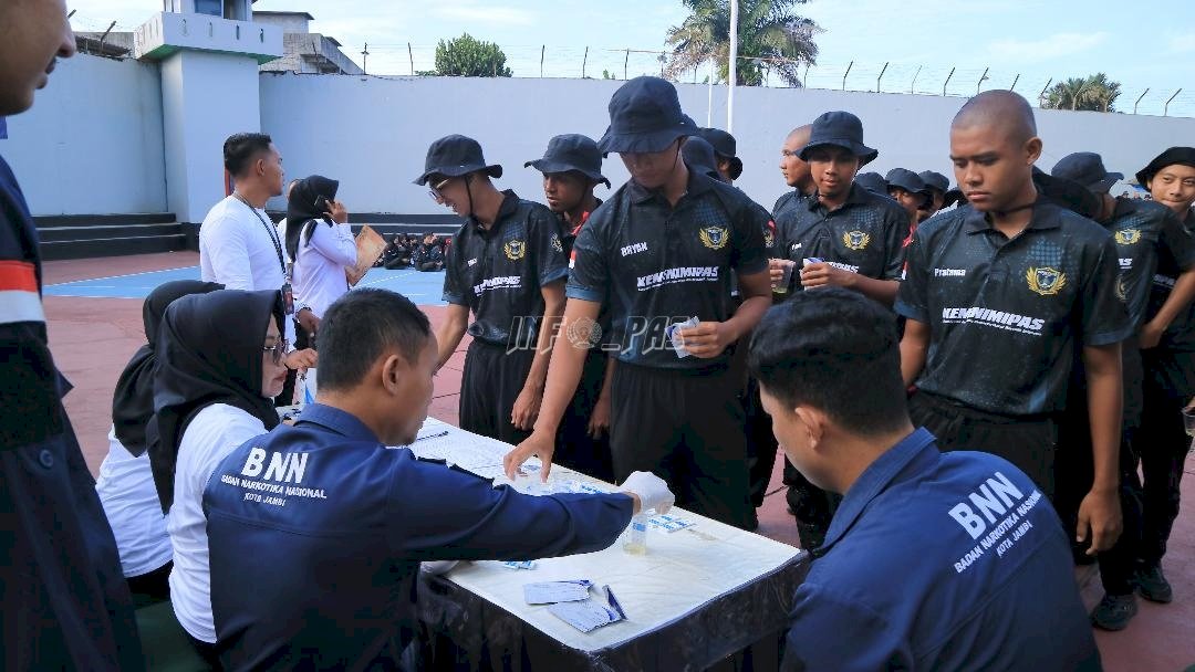 Tes Urine CPNS Ditjenpas Jambi, Komitmen Wujudkan Lingkungan Kerja Bebas Narkoba