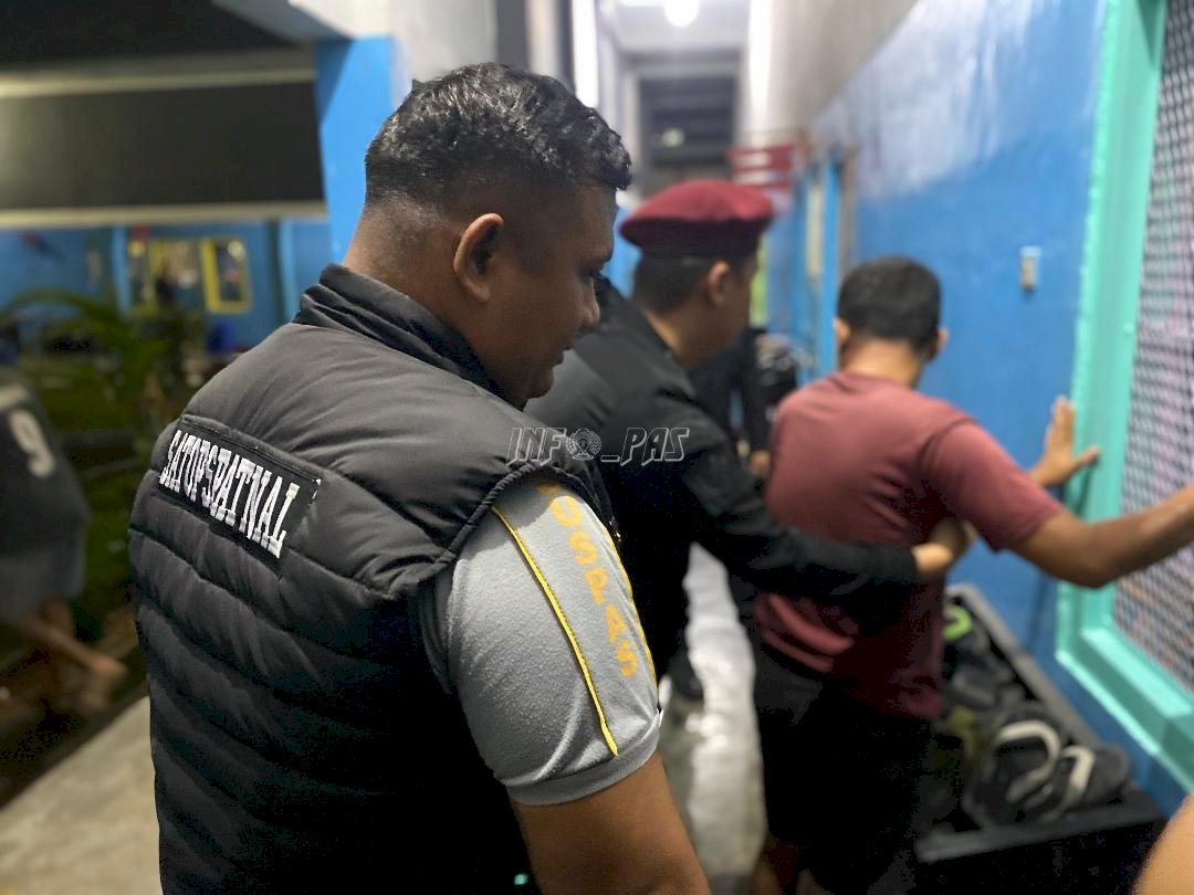 Perkuat Deteksi Dini, Lapas Sarolangun Gelar Razia Blok Hunian