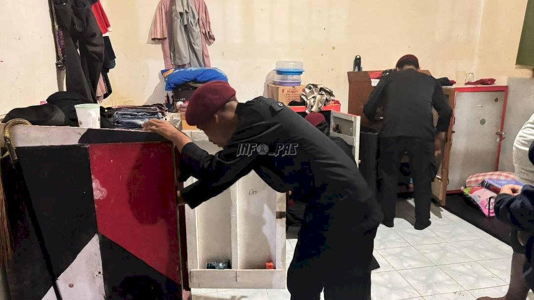 Komitmen Bersih Halinar, Lapas Wahai Lakukan Razia Menyeluruh