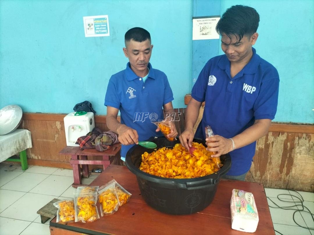Lapas Sarolangun Dorong Kemandirian Warga Binaan Lewat Produk UMKM “Keripik Wabin”