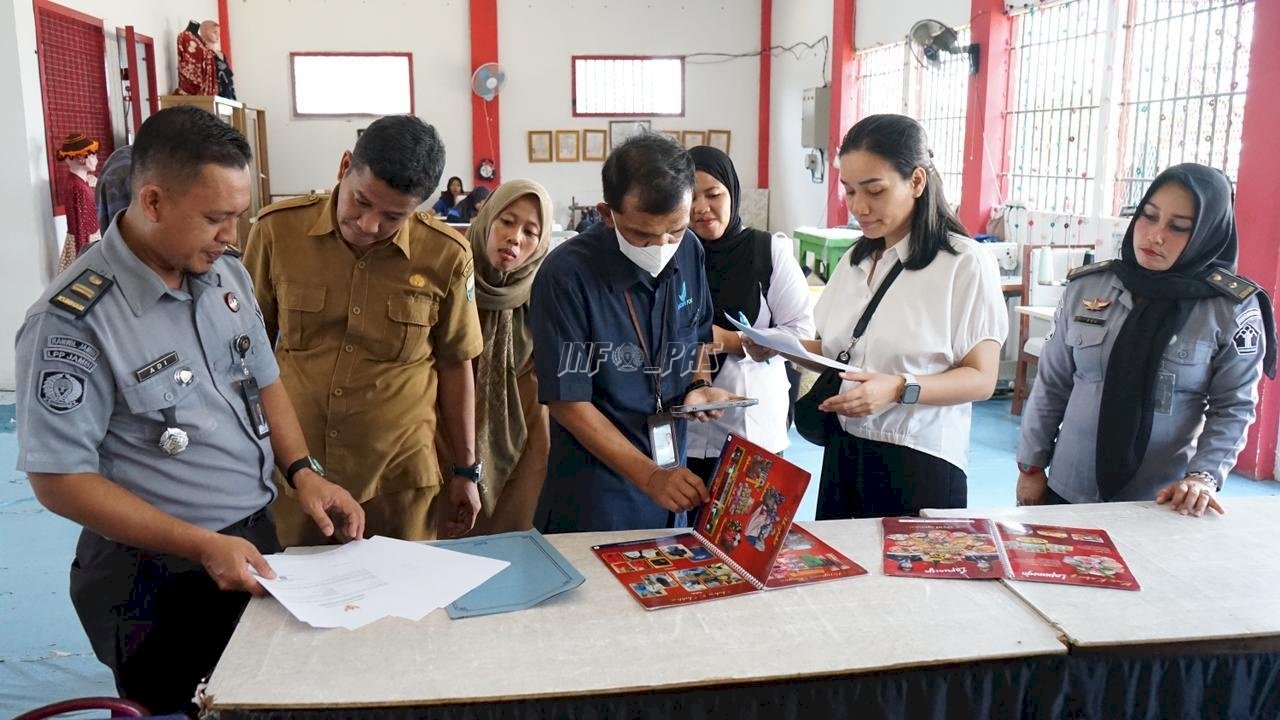 Pastkan Pangan Aman, Lapas Perempuan Jambi Terima Monev Pengolahan Jasa Boga