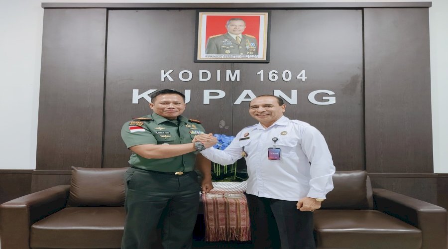 Perkuat Sinergi, Kalapas Kupang Sambangi Kodim 1604 Kupang