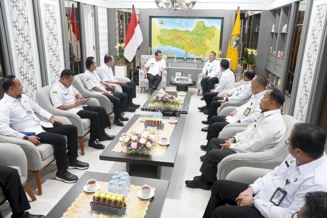 Perkuat Pembinaan dan Ketahanan Pangan, Kanwil Ditjenpas Jateng Audiensi dengan Gubernur