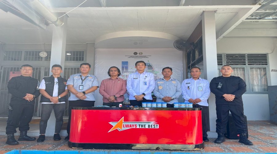 Lapas Tanjungpandan Gandeng Polres dan BNNK Belitung Gelar Razia dan Tes Urine