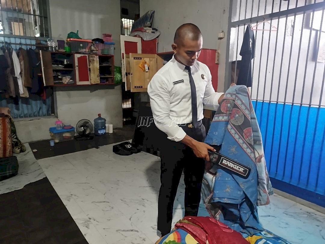 Cegah Gangguan Kamtib, Lapas Jambi Sisir Blok Hunian dan Amankan Barang Terlarang