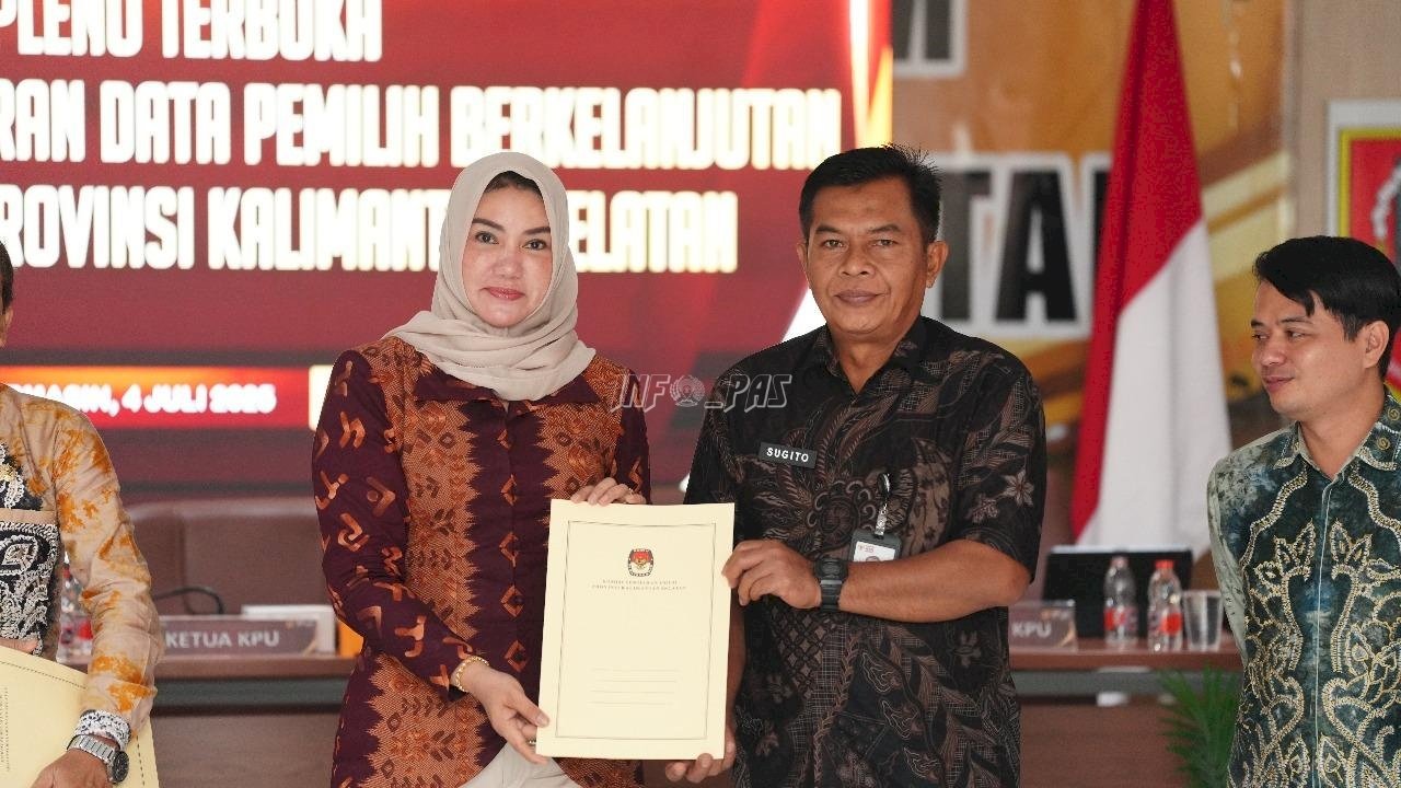 Dukung Validitas Data Pemilih, Kanwil Ditjenpas Kalsel Hadiri Pleno Pemutakhiran Data