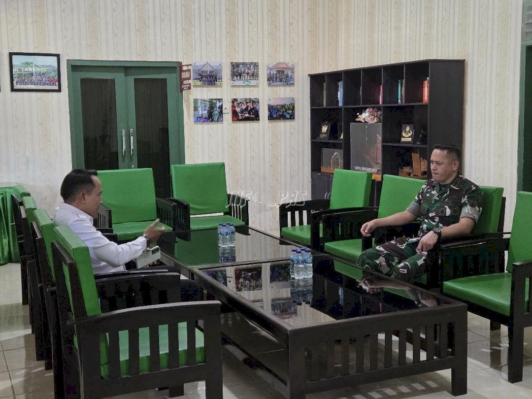 Perkuat Sinergi, Karutan Sampang Bersilaturahmi ke Kodim 0828/Sampang